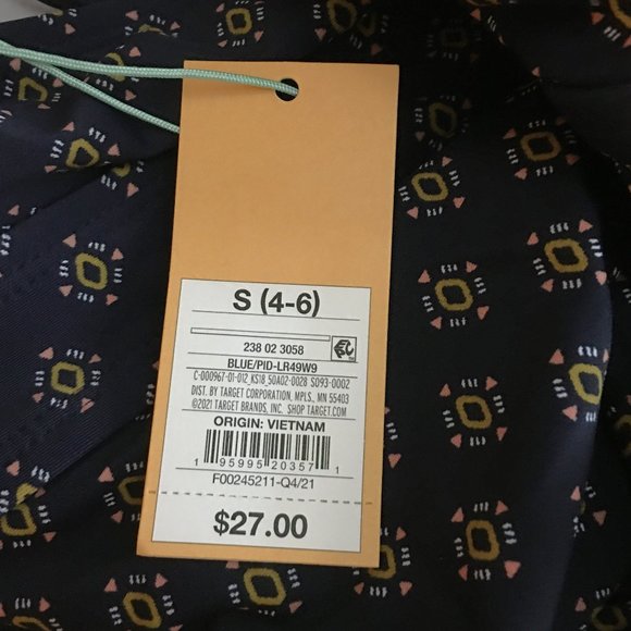 KONA SOL Oxford Blue Keyhole High Neck Tankini Top  ❖  NEW!!! - Picture 8 of 9